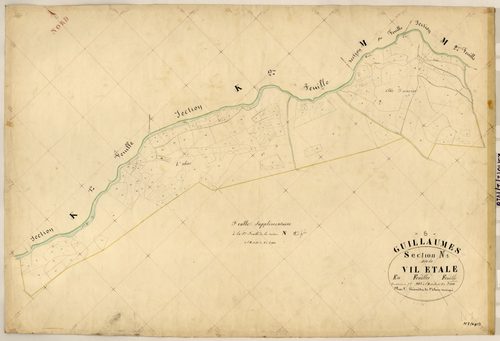 Villetalle (développement). - Plan de section, N1(d)