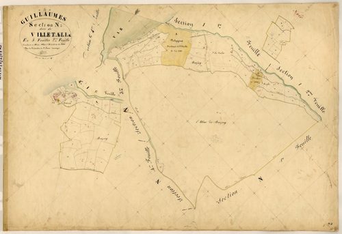 Villetalle. - Plan de section, N2