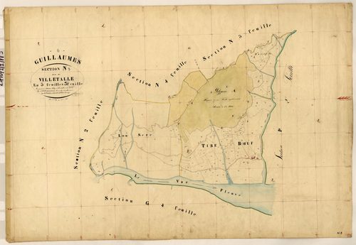 Villetalle. - Plan de section, N3