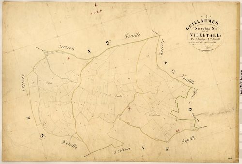 Villetalle. - Plan de section, N4
