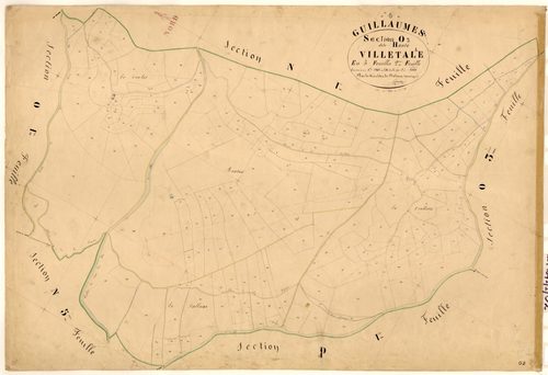 Haute Villetalle. - Plan de section, O2