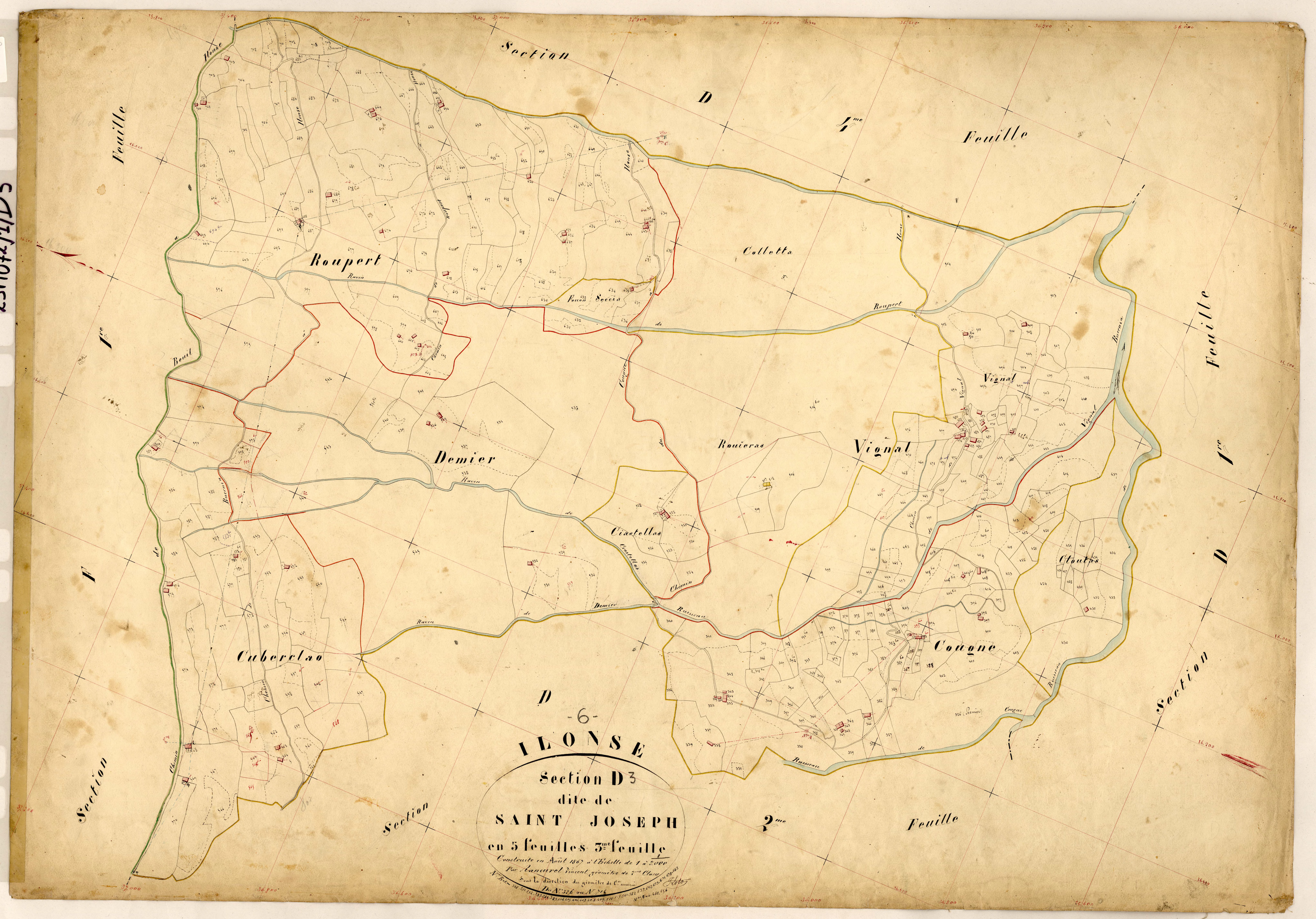 Saint Joseph. - Plan de section, D3