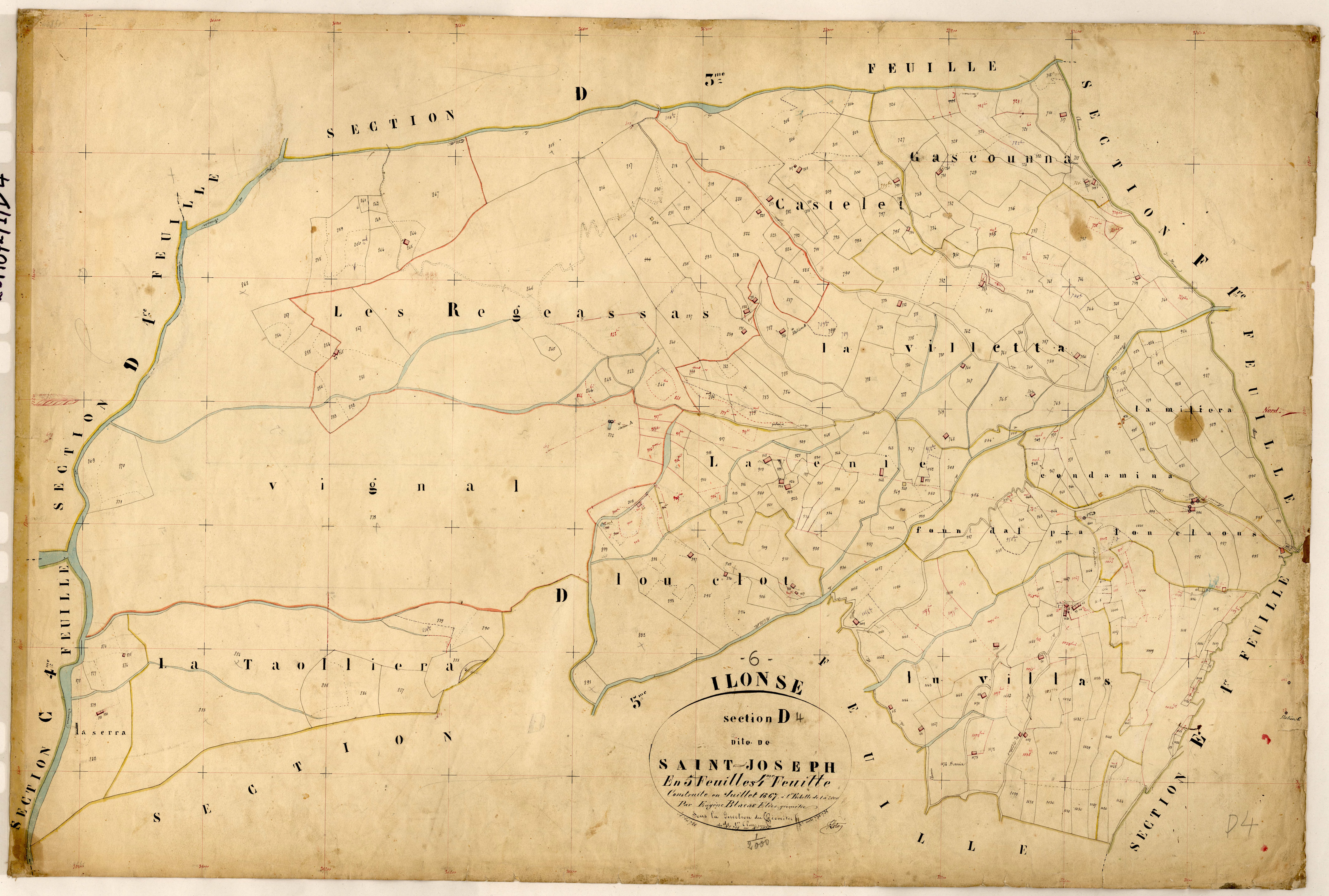 Saint Joseph. - Plan de section, D4