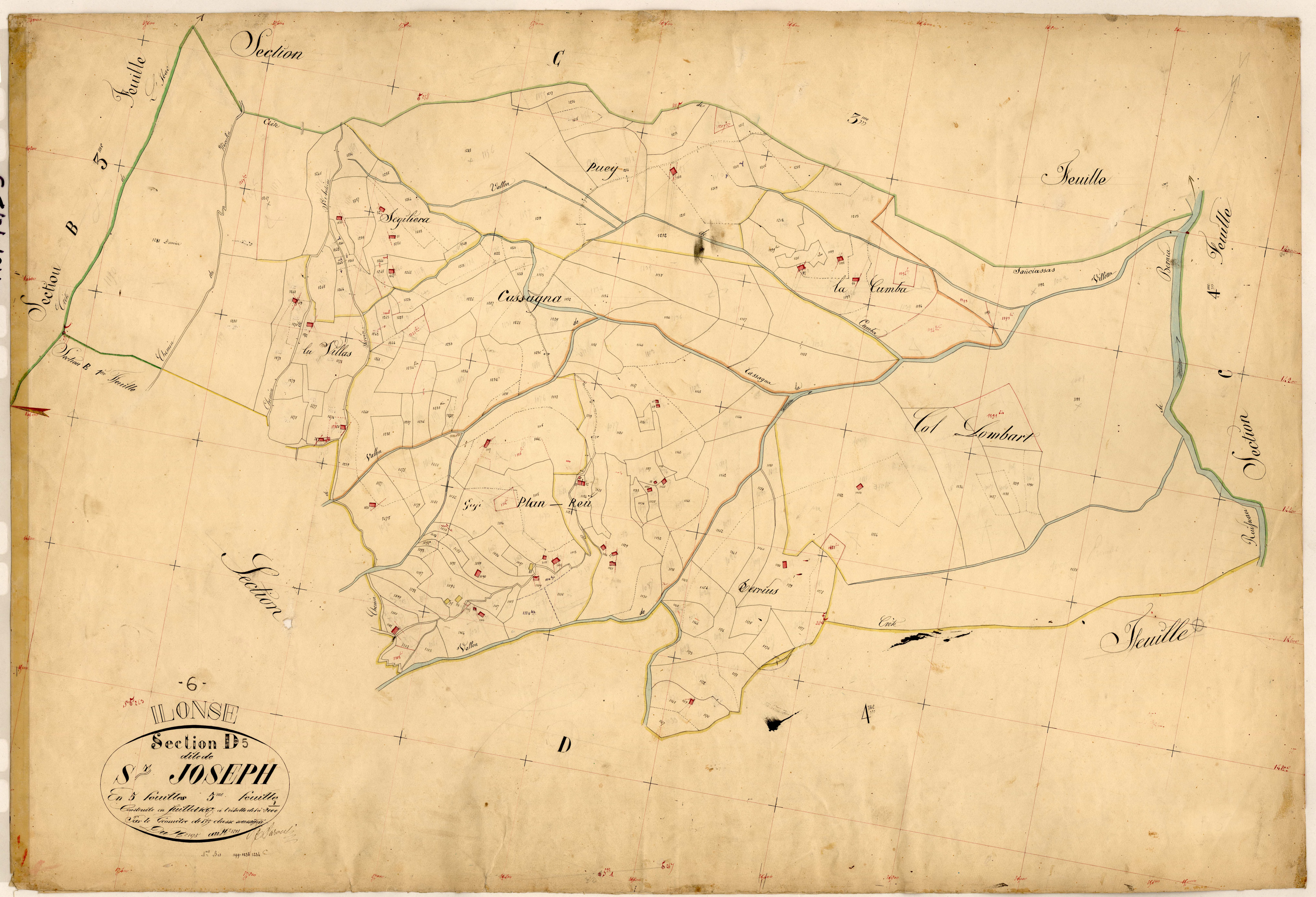 Saint Joseph. - Plan de section, D5