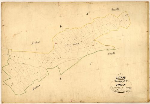 Le Pous. - Plan de section, B1