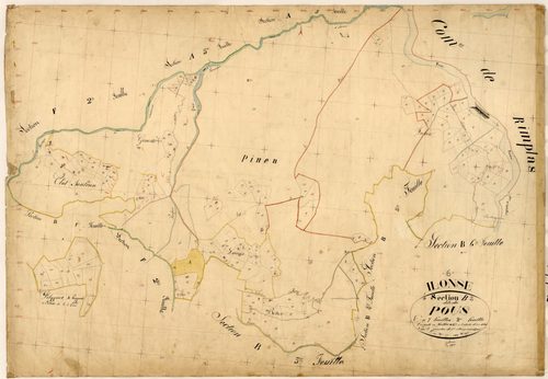 Le Pous. - Plan de section, B2