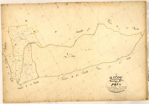 Le Pous. - Plan de section, B3