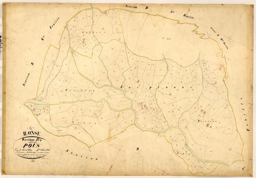 Le Pous. - Plan de section, B4