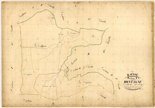La Montagne. - Plan de section, F2