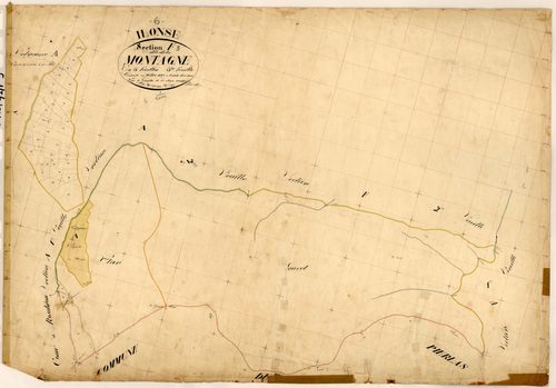 La Montagne. - Plan de section, F3