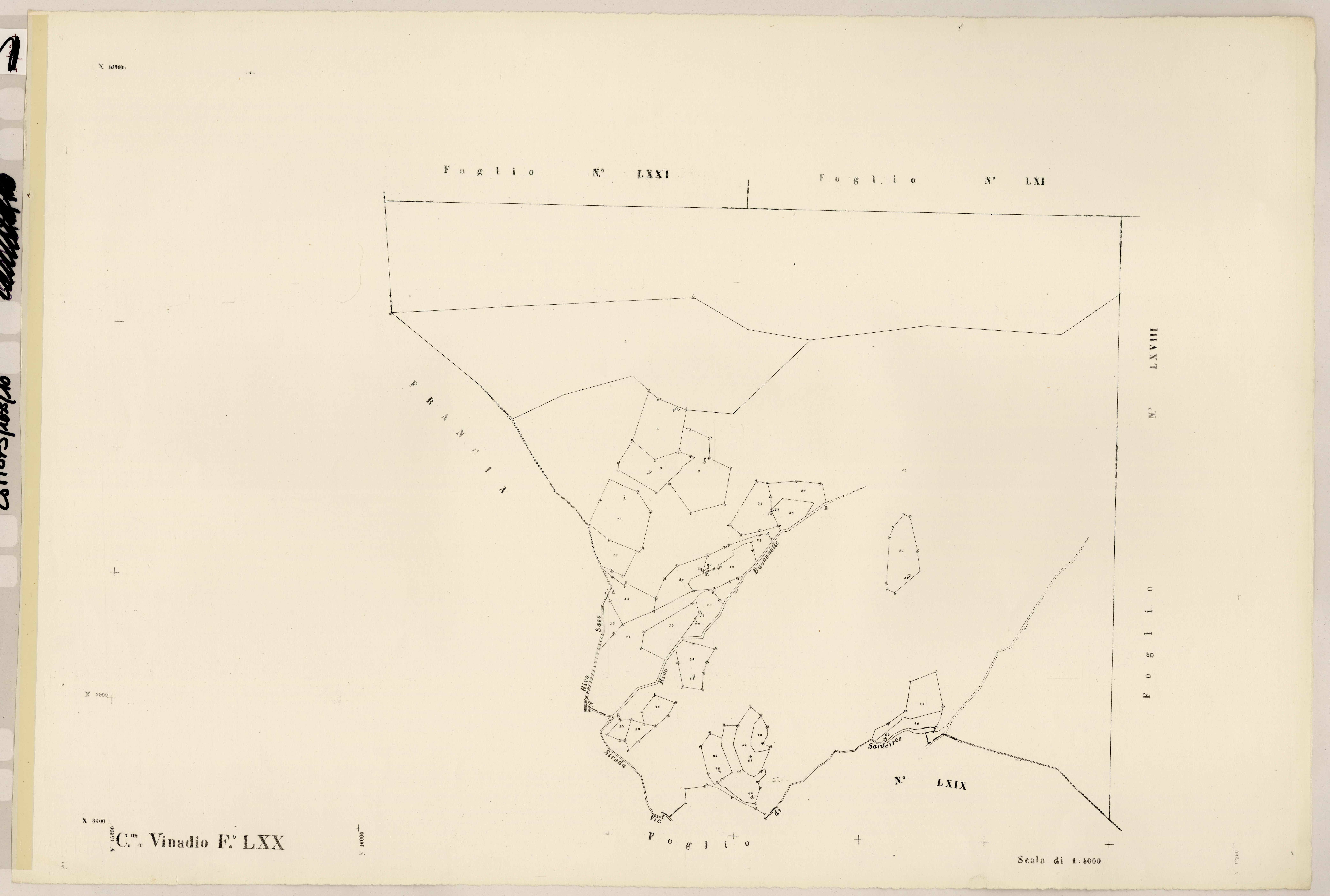 Plan de section, LXX