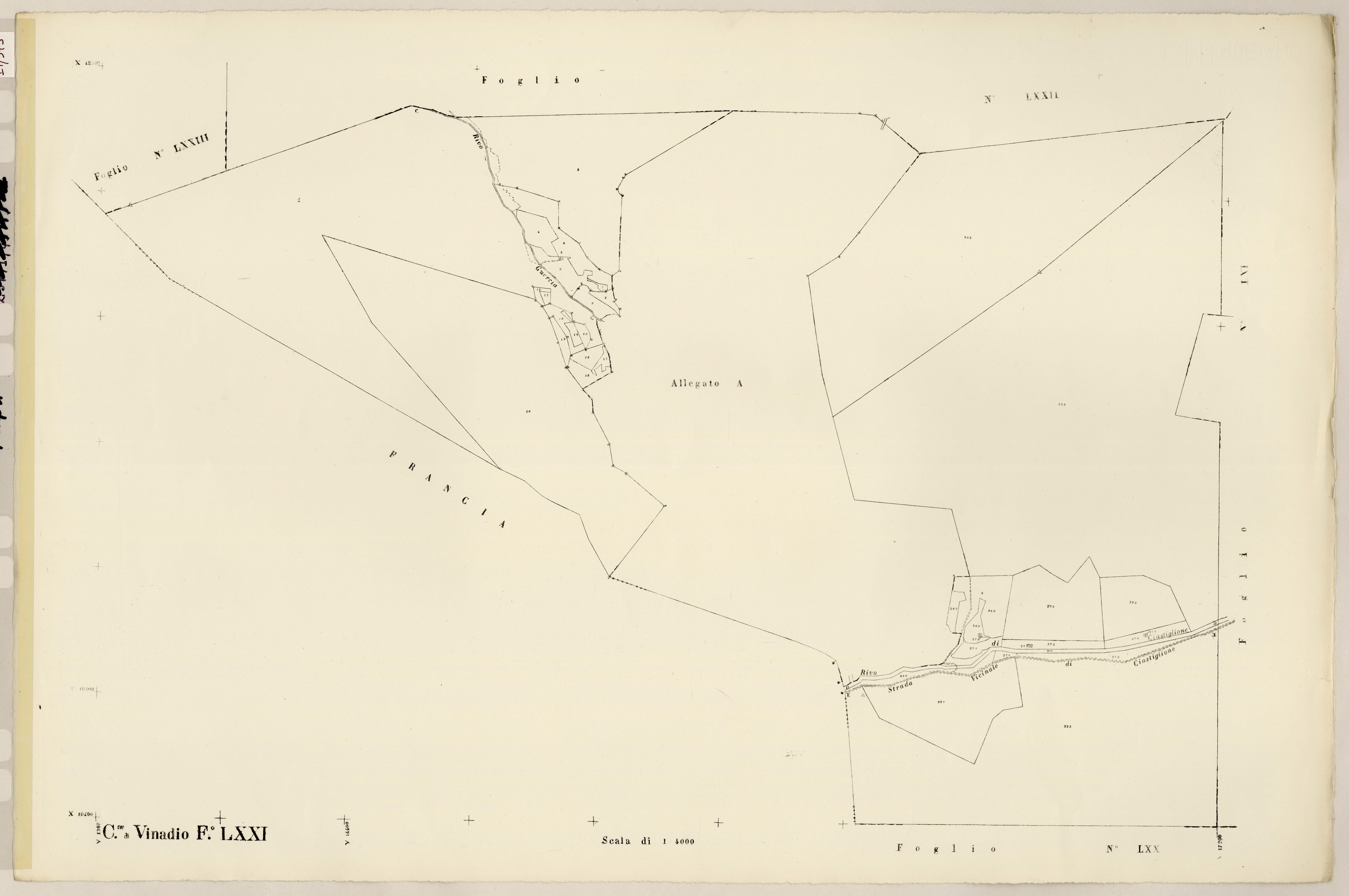 Plan de section, LXXI