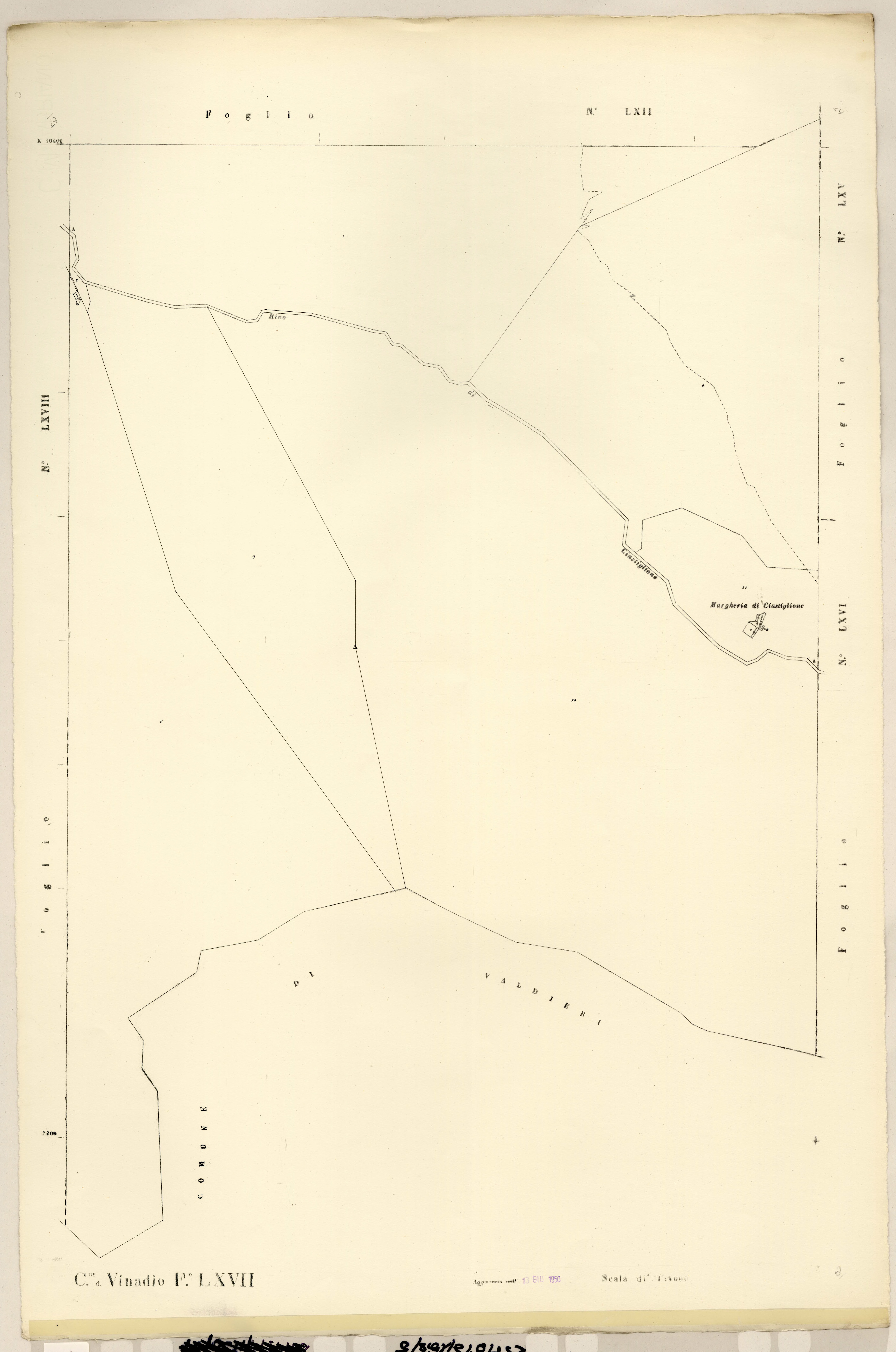 Plan de section, LXVII