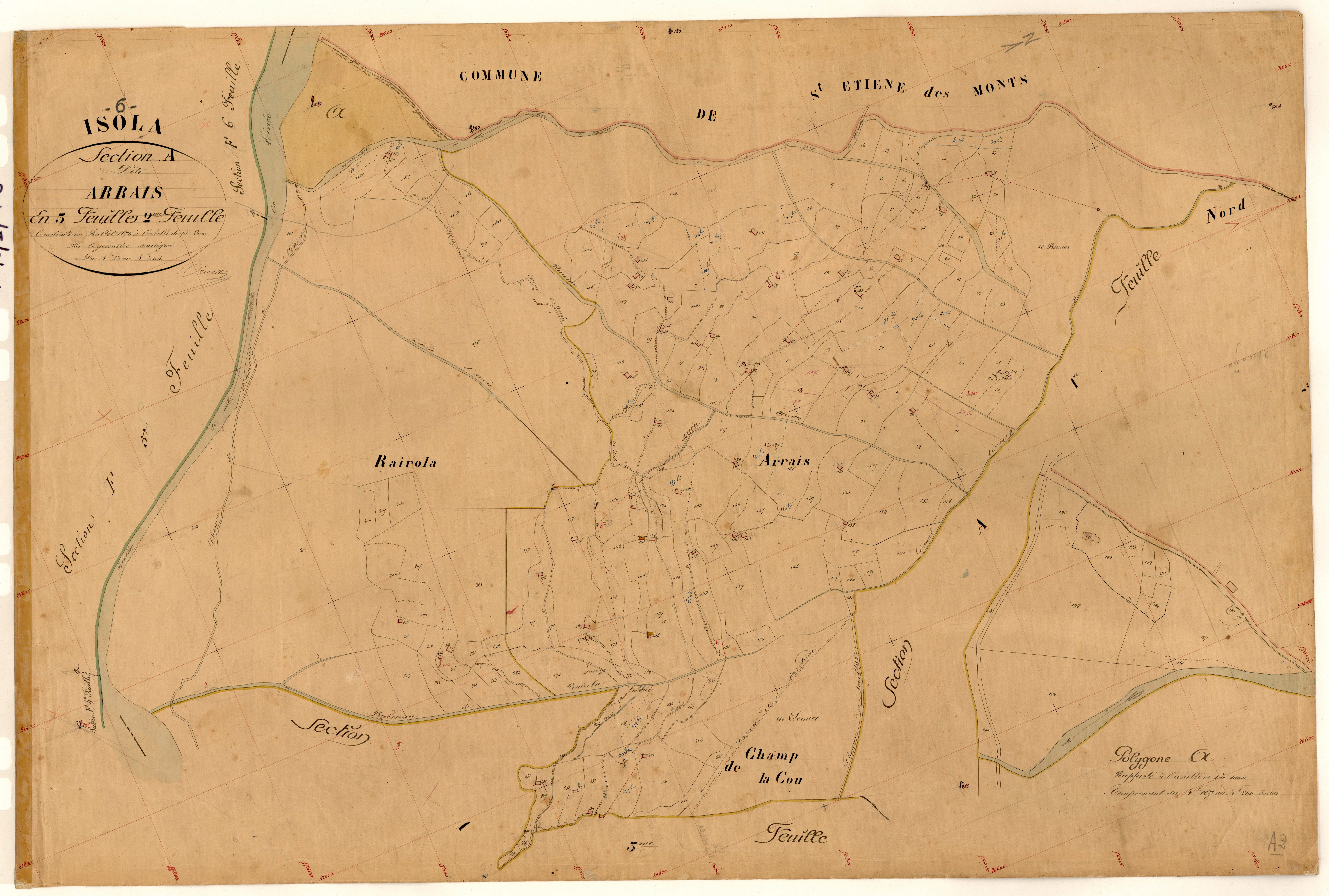 Arrais. - Plan de section, A2
