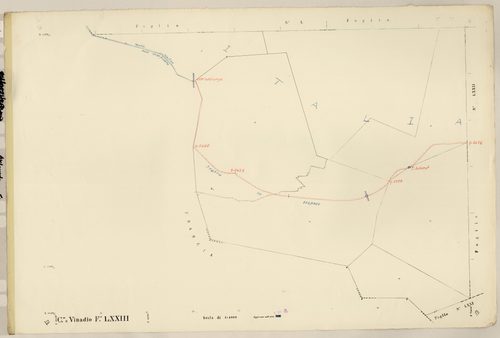 Plan de section, LXXIII