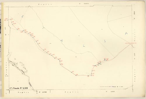 Plan de section, LXII
