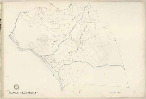 (développement, 1ère partie). - Plan de section, LXIX(d1)