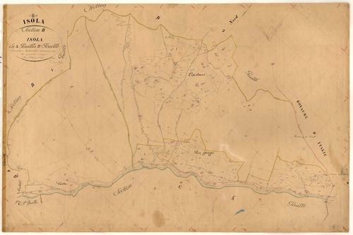 Isola. - Plan de section, B3