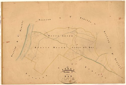 Sas. - Plan de section, C3