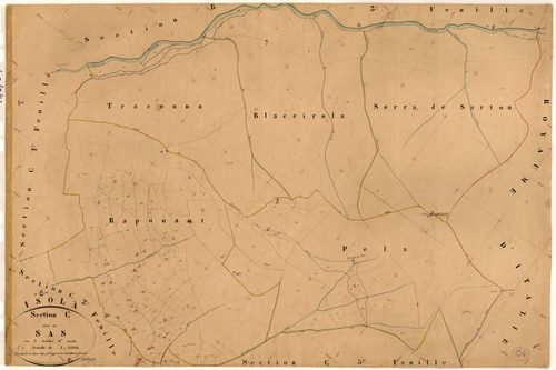 Sas. - Plan de section, C4