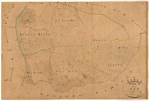 Sas. - Plan de section, C5