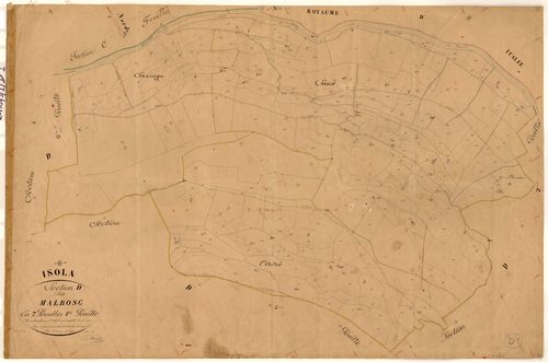 Malbosc. - Plan de section, D1