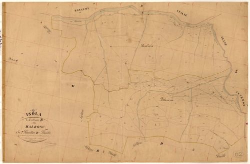 Malbosc. - Plan de section, D2