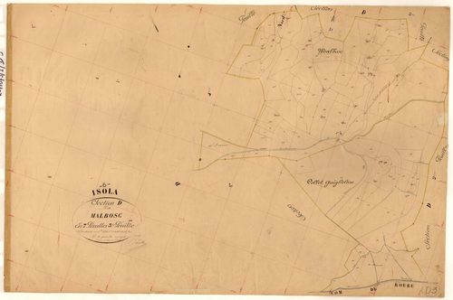 Malbosc. - Plan de section, D3