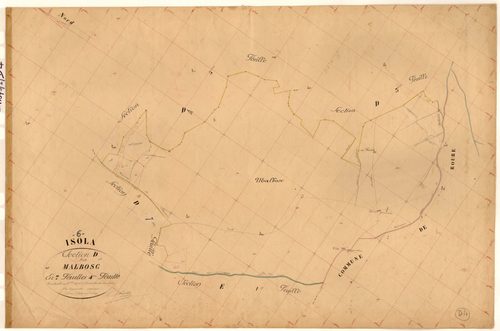 Malbosc. - Plan de section, D4