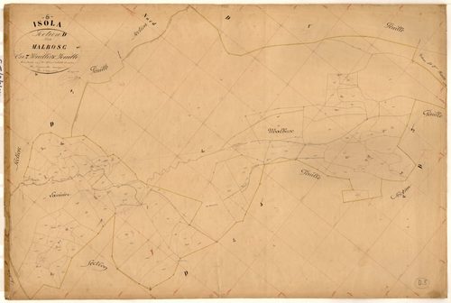 Malbosc. - Plan de section, D5
