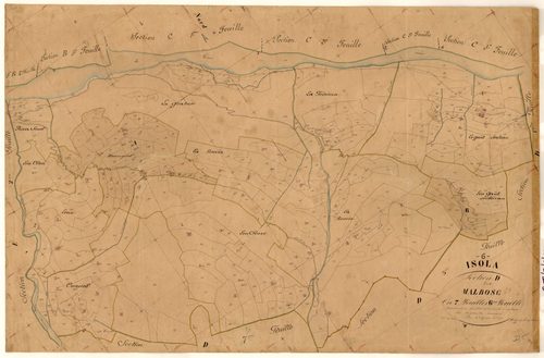 Malbosc. - Plan de section, D6
