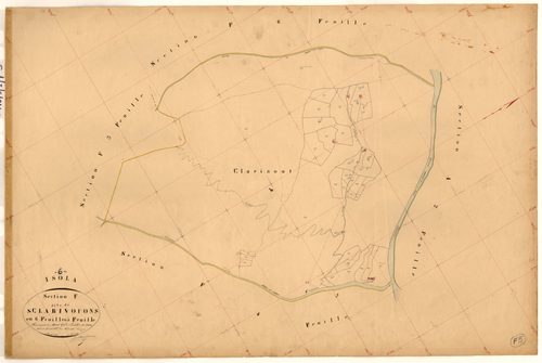 Sclarivouons. - Plan de section, F5