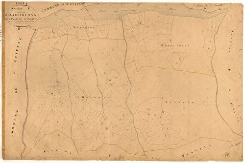 Sclarivouons. - Plan de section, F6