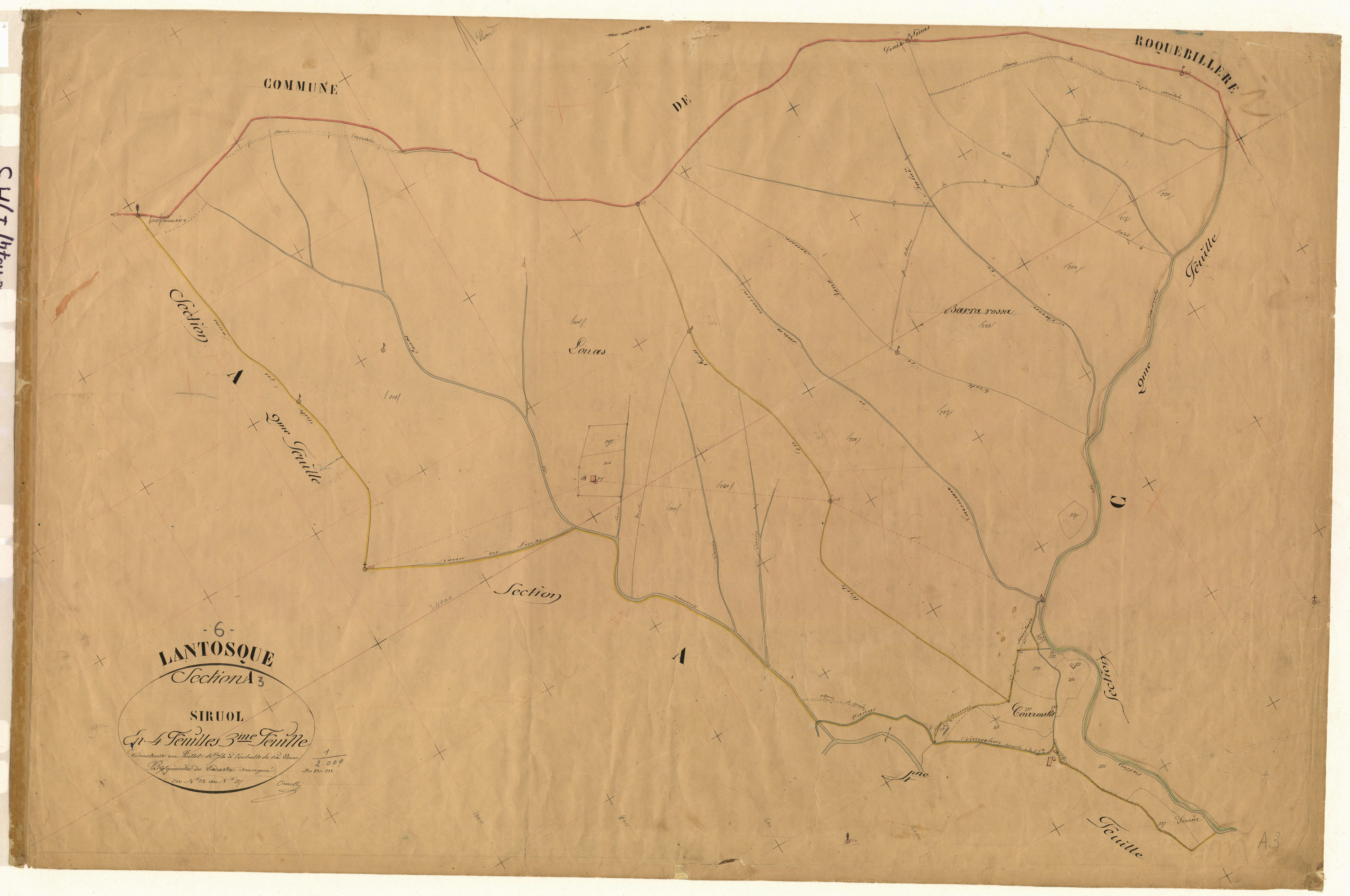 Siruol. - Plan de section, A3