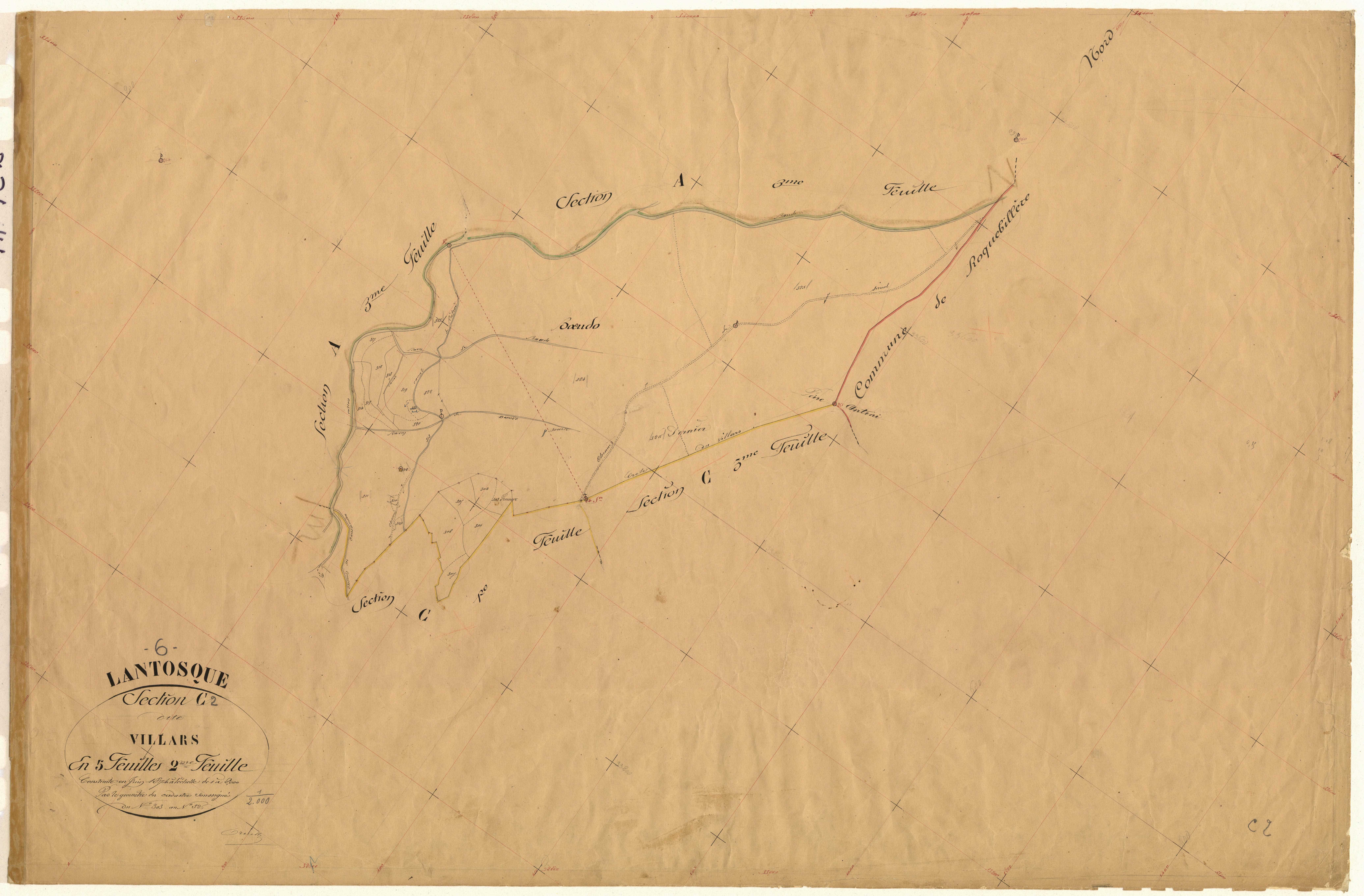 Villars. - Plan de section, C2