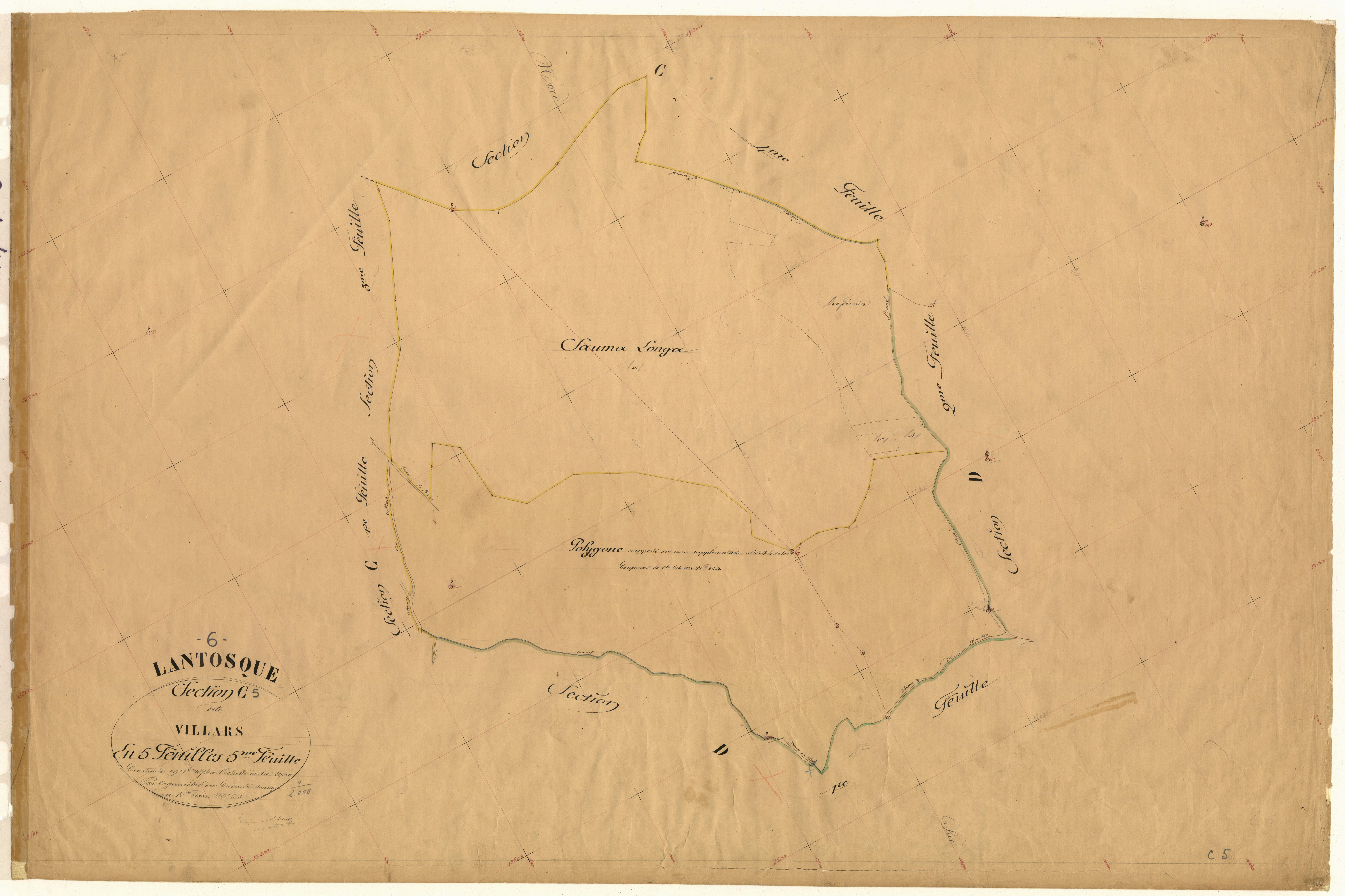 Villars. - Plan de section, C5