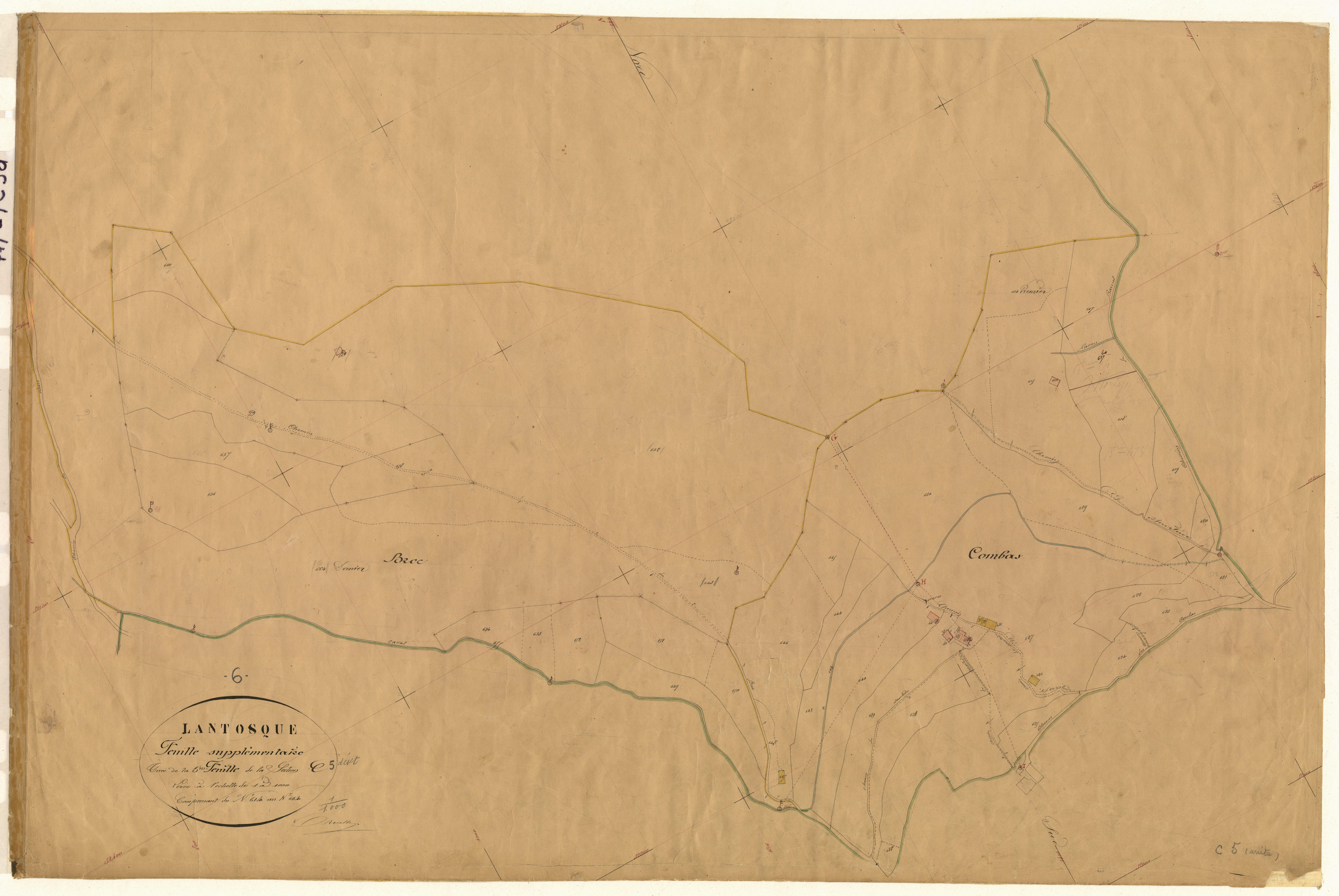 Villars (développement). - Plan de section, C5(d)