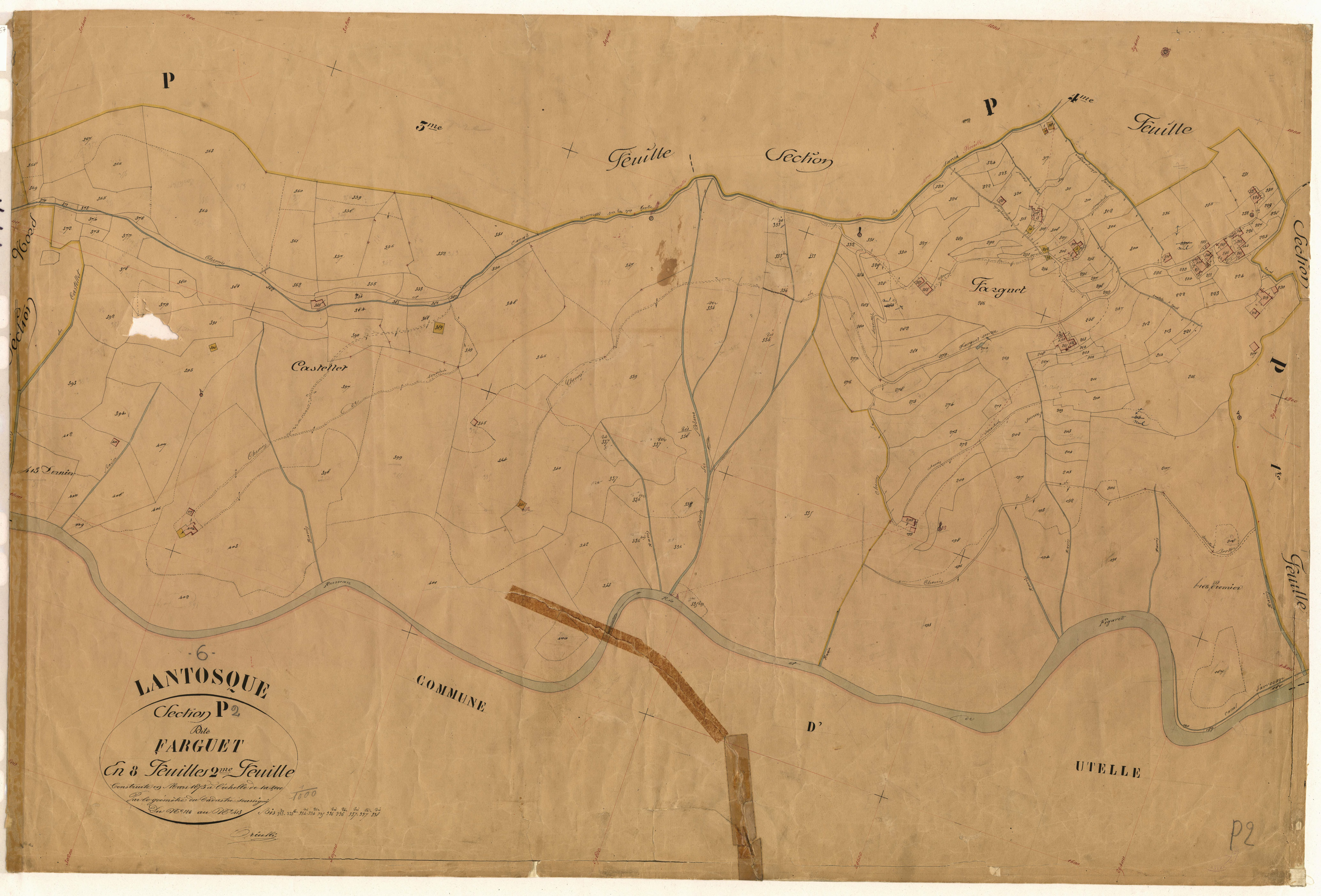 Farguet. - Plan de section, P2