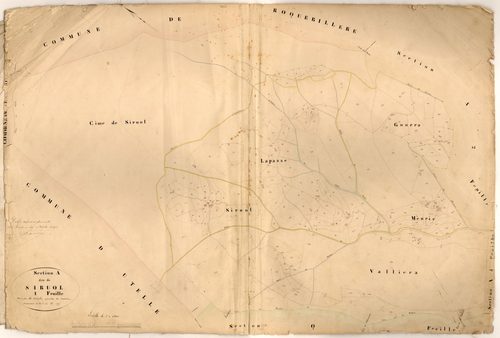 Siruol. - Plan de section, A1