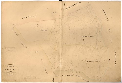 Villars. - Plan de section, C4