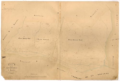 Riofrei. - Plan de section, D3