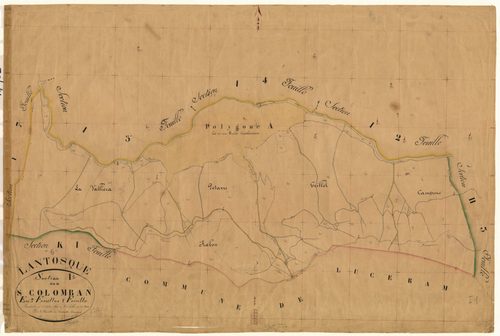 Saint Colomban. - Plan de section, I1