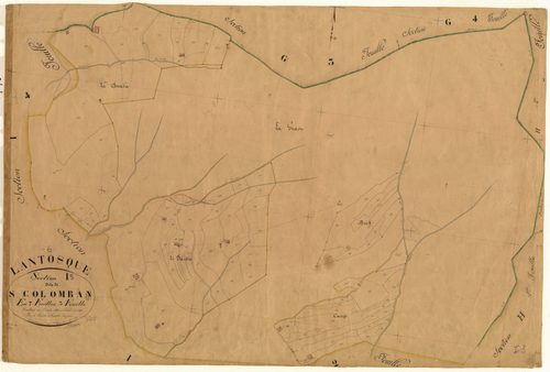 Saint Colomban. - Plan de section, I3