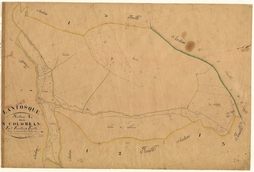 Saint Colomban. - Plan de section, I4