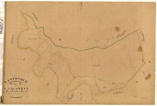 Saint Colomban. - Plan de section, I6