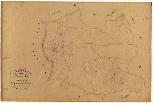 Louda. - Plan de section, K2
