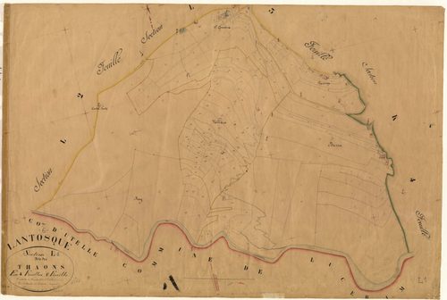 Les Thaons. - Plan de section, L1