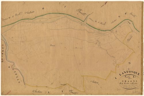 Les Thaons. - Plan de section, L2