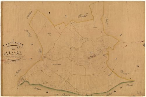 Les Thaons. - Plan de section, L3