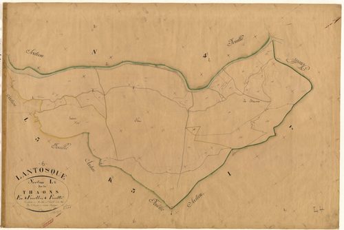 Les Thaons. - Plan de section, L4